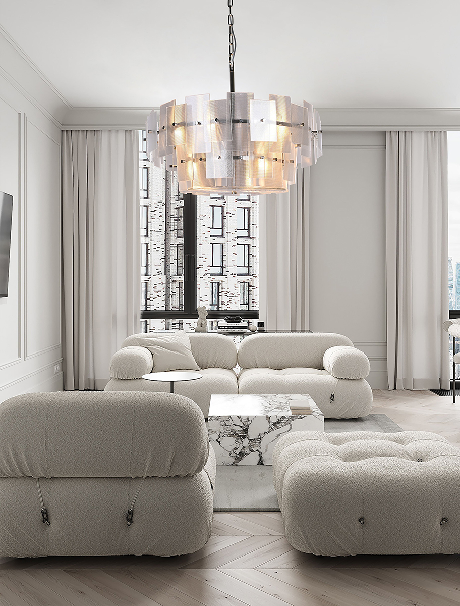 Подвесная люстра Delight Collection BRCH9161CG nickel