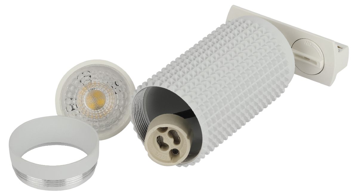 Трековый однофазный светильник Эра TR40-GU10 WH Б0054198