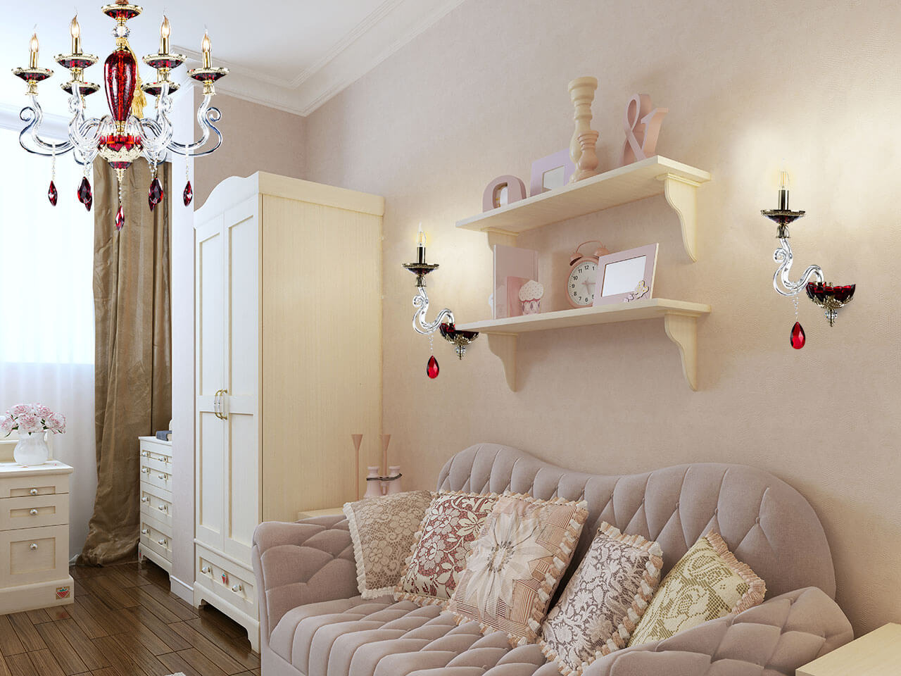 Подвесная люстра Divinare Simona 5125/10 LM-6