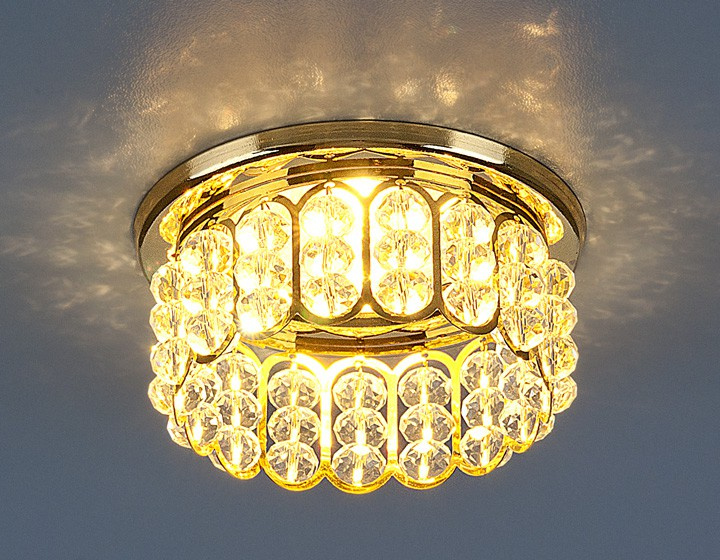 Встраиваемый светильник Elektrostandard 7241 MR16 GD/СL золото/прозрачный 4690389066986