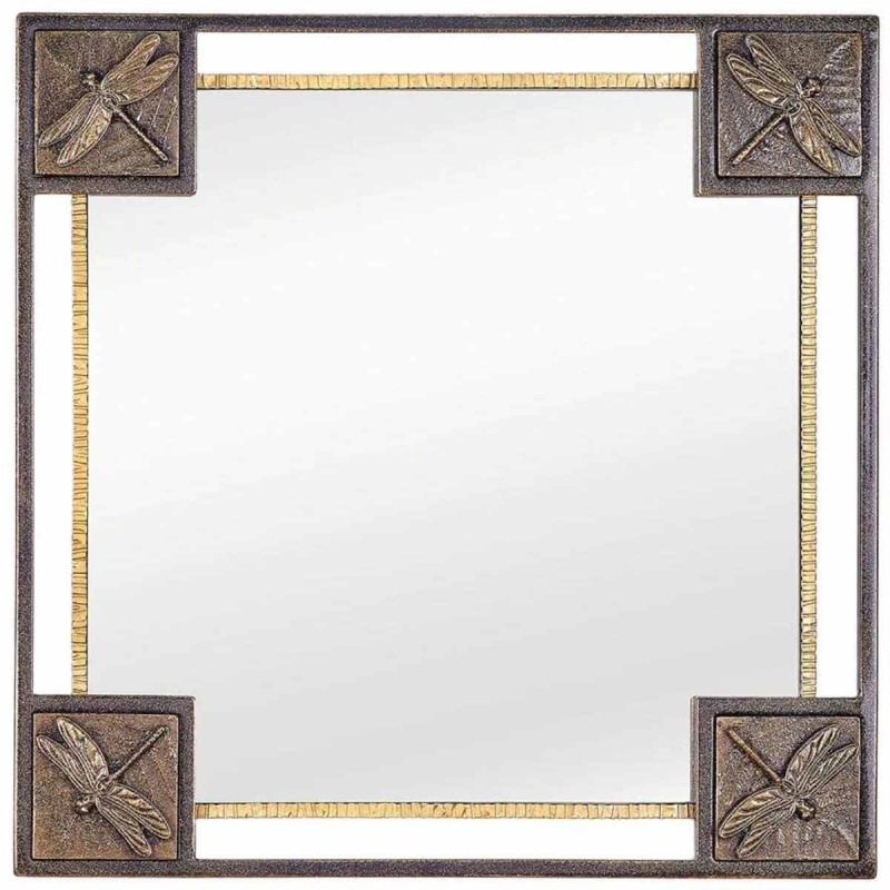 Зеркало Runden Стрекозы на листке V20043