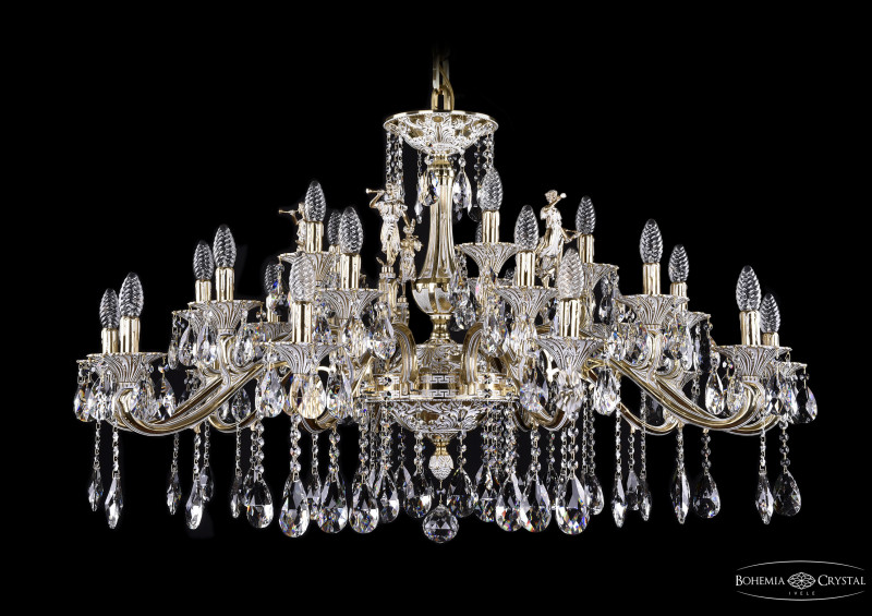 Подвесная люстра Bohemia Ivele Crystal 1709/25+5/410/A/GW/Girl