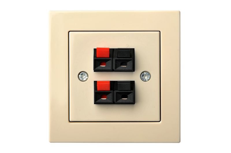 Аудио розетка двухместная Liregus Epsilon 28-087