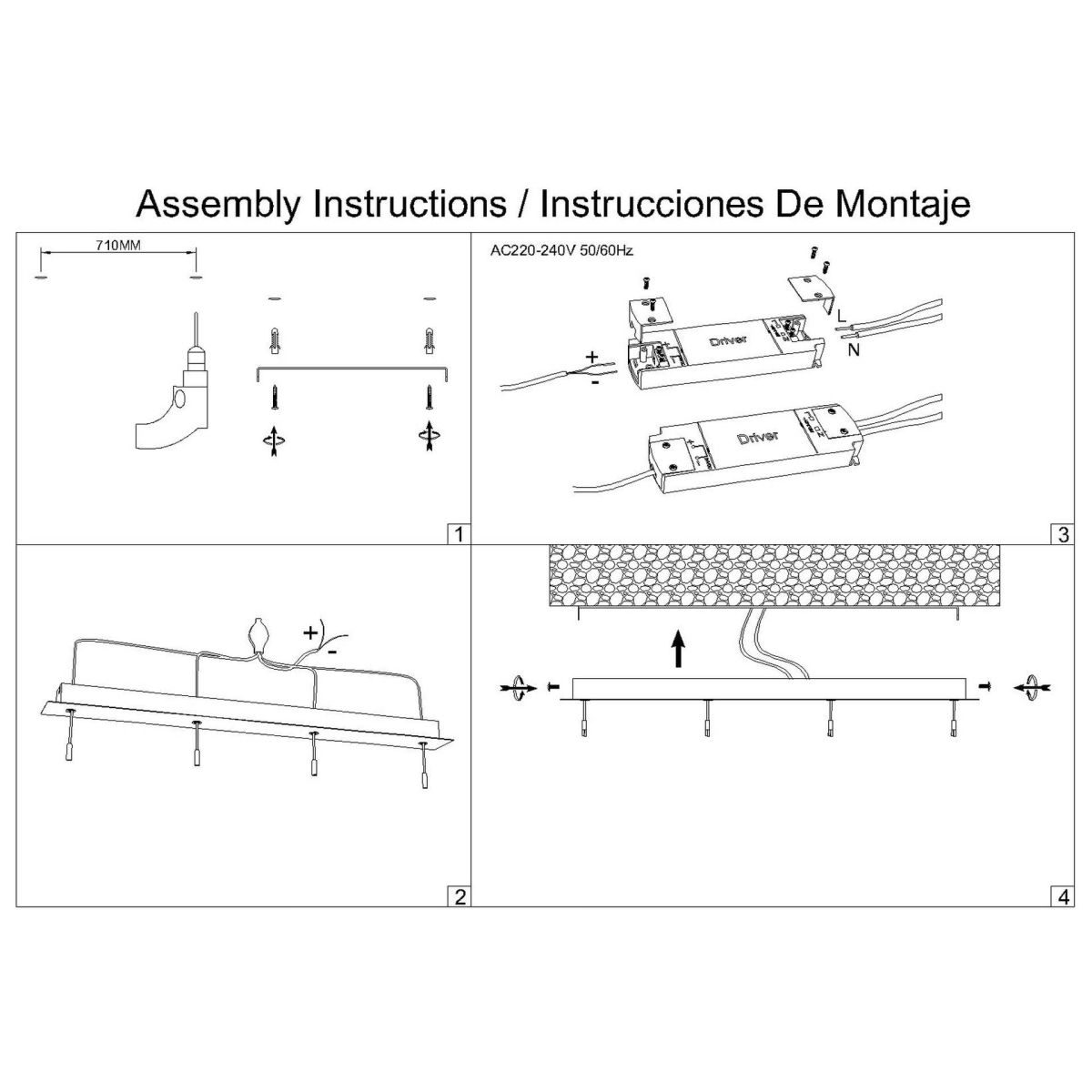 Основание потолочное 4L Mantra Modular Light Florones 9380