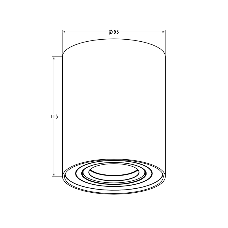 Потолочный светильник Zumaline RONDOC 20038-WH