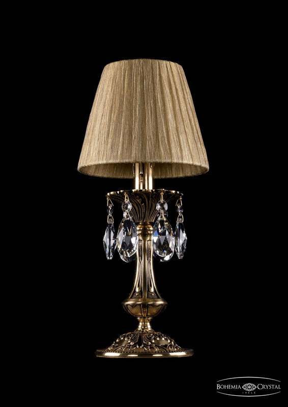Настольная лампа Bohemia Ivele Crystal 1702L/1-30/GB/SH7-160
