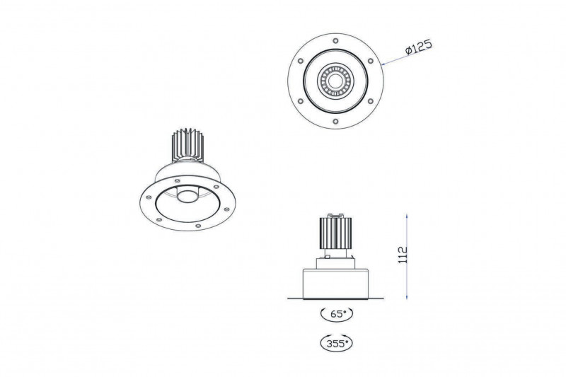 Встраиваемый светильник Donolux DL18152R9W1B