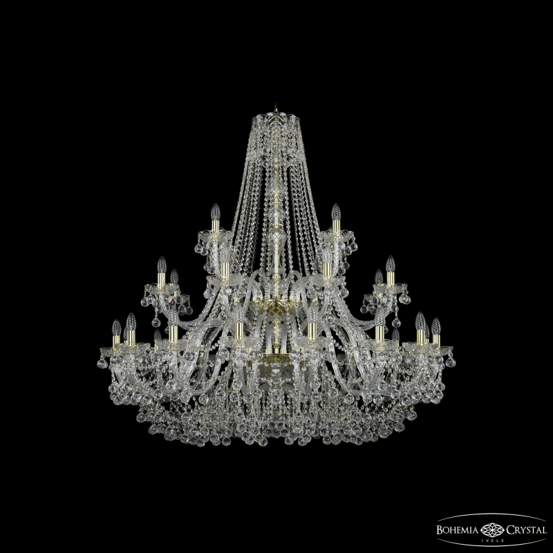 Подвесная люстра Bohemia Ivele Crystal 1409/16+8+4/460/2d G