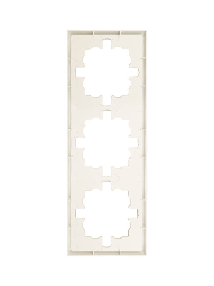 Рамка 3-ая б/вст слоновая кость Lezard Zima 704-9000-148