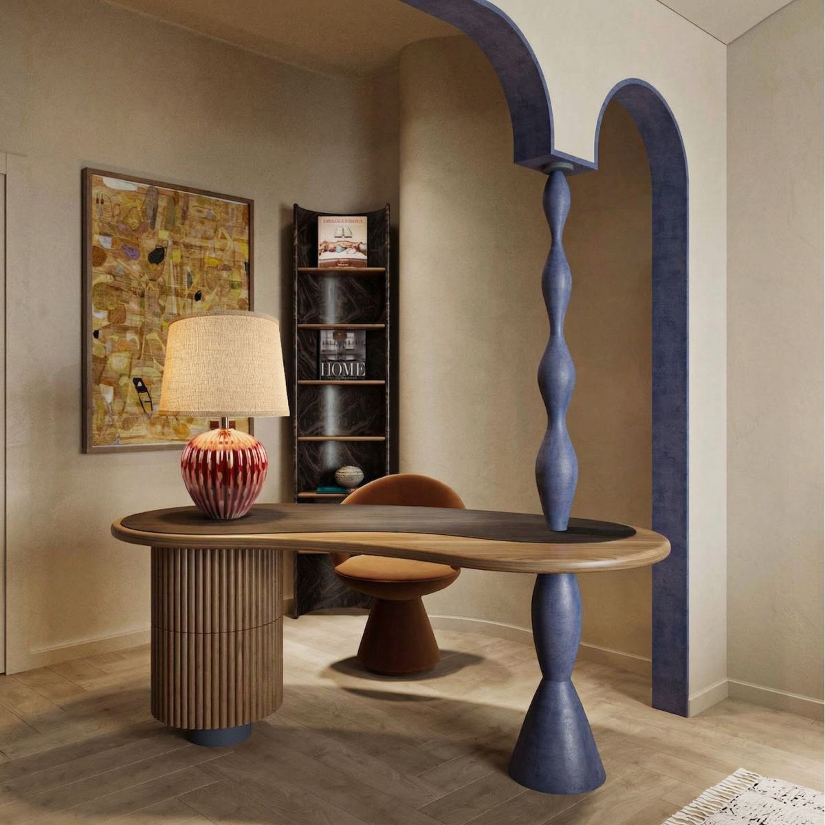 Настольная лампа LOFT IT Tulip 10513T Blue