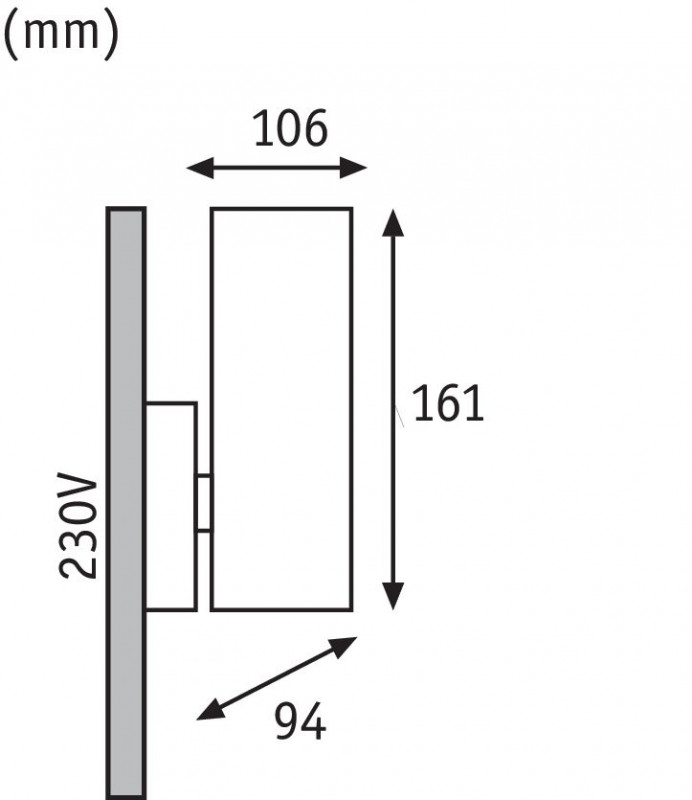 Настенный светильник Paulmann 94189