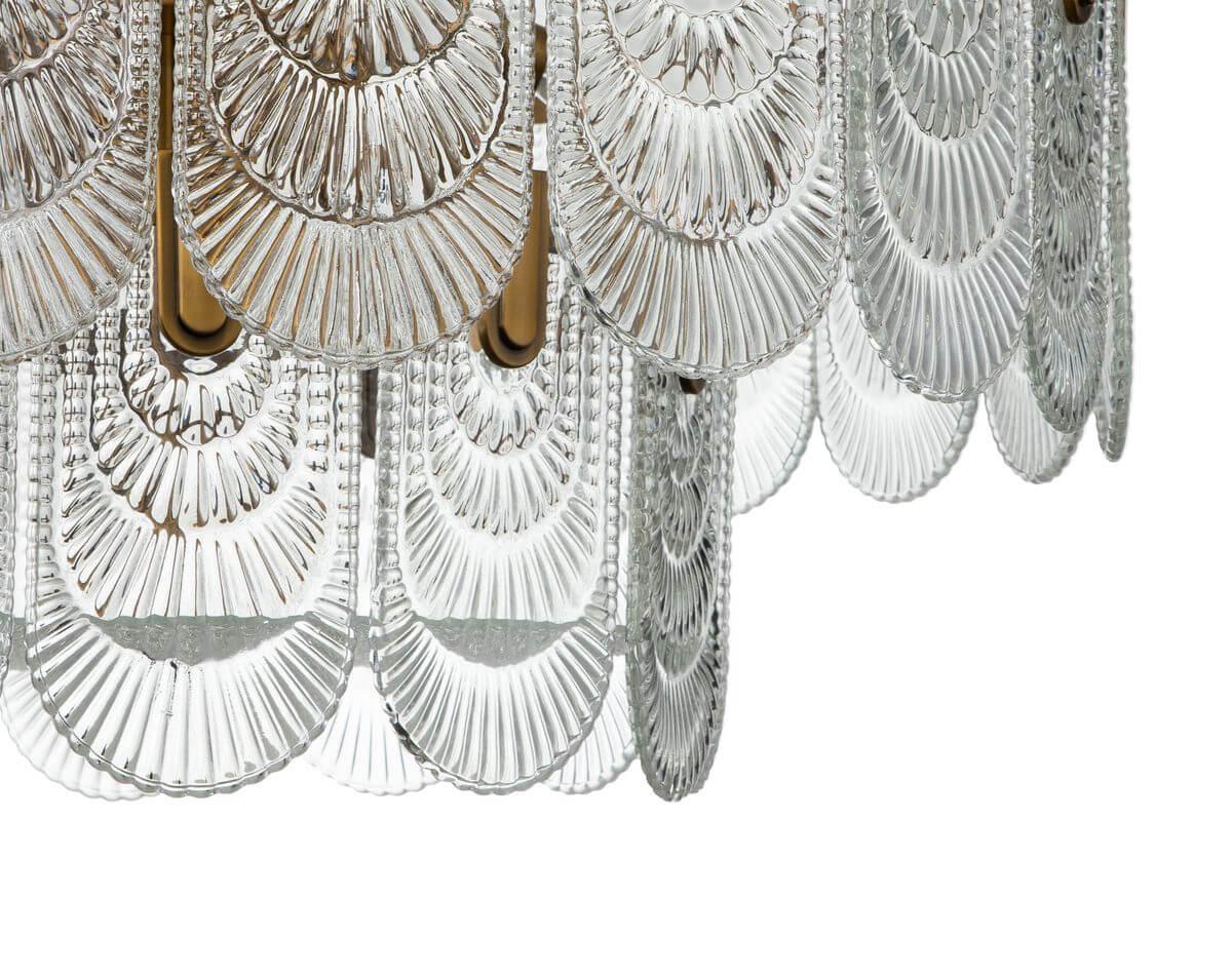 Люстра на штанге Indigo Salice 12022/A/9R Brass V000024