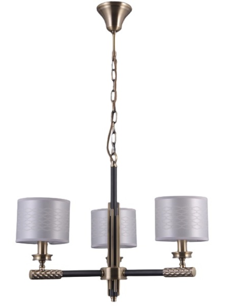 Подвесная люстра Elvan LU-39320/3-E14-BrBlWh