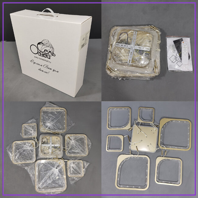 Потолочная люстра Seven Fires Brand SF7057/7C-SGD-RGB