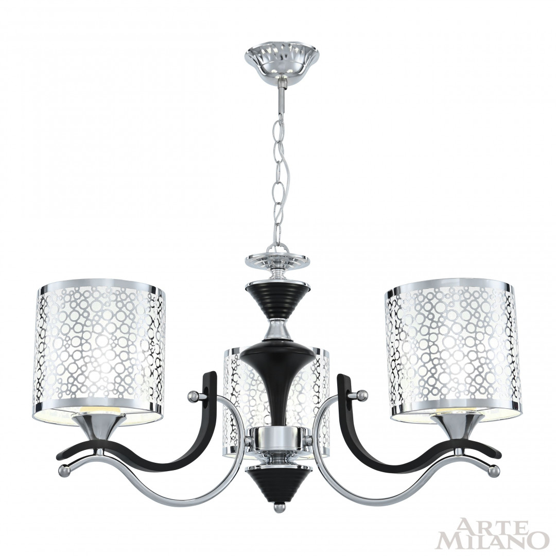 Подвесная люстра Arte Milano Florentia-6787 306787/3 Bk/Ni