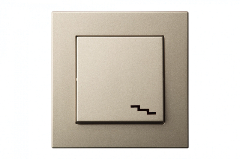 Переключатель одноклавишный Liregus Epsilon 28-303