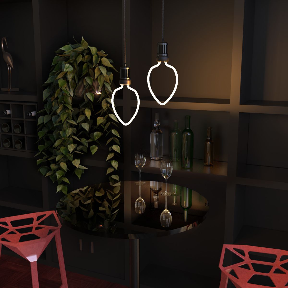 Светодиодная лампа Gauss Filament Artline Heart Е27 4W 2700К 1003802104