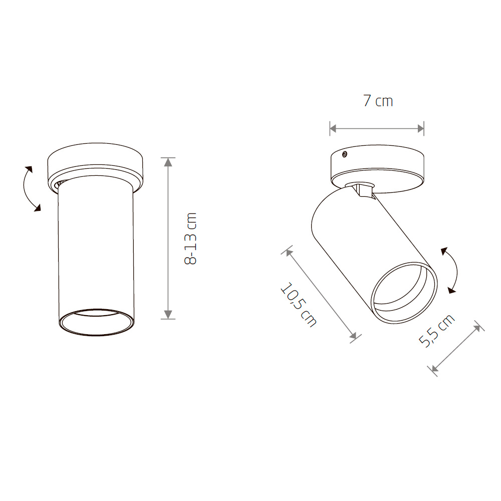 Спот Nowodvorski Mono 7838