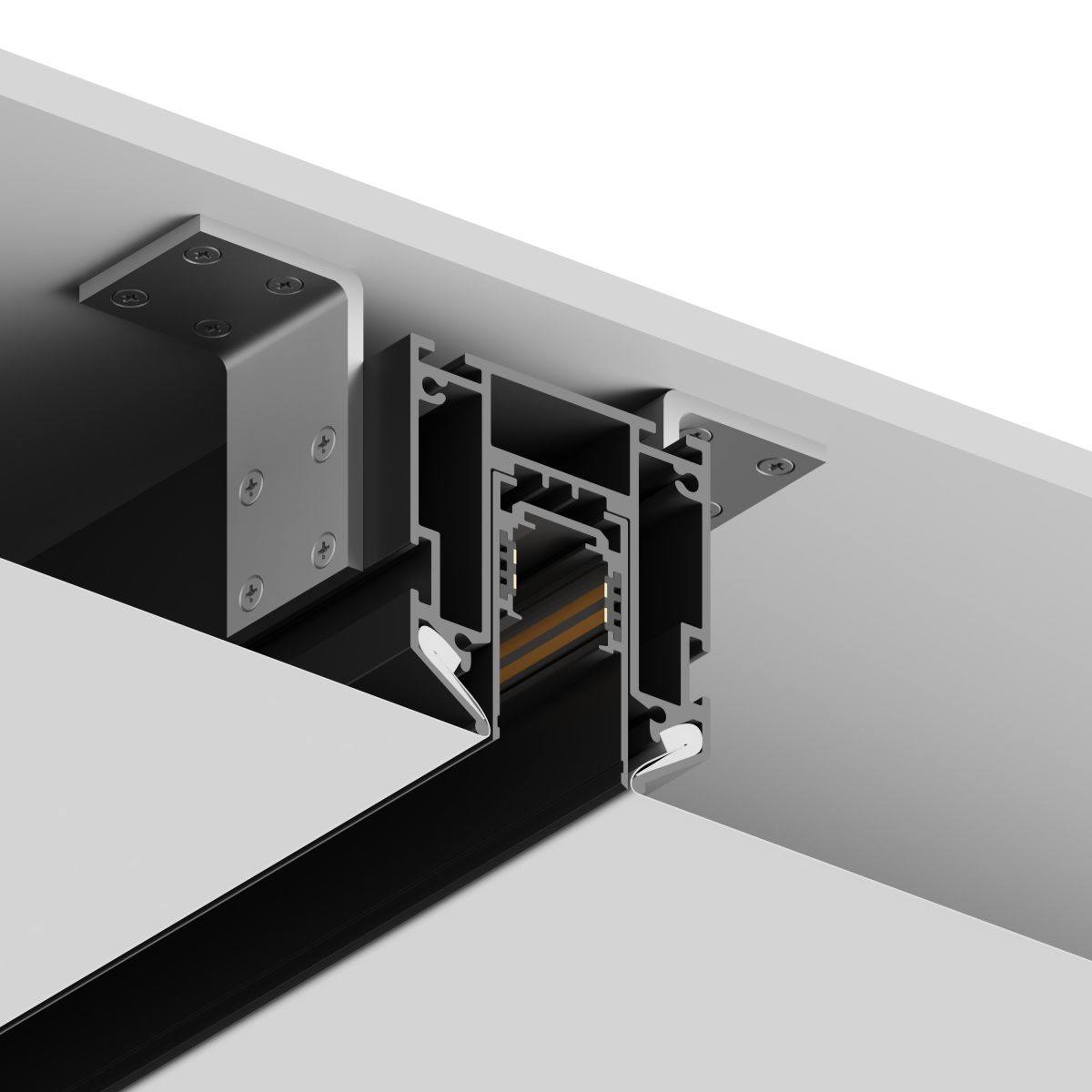 Шинопровод магнитный под натяжной потолок Hesby Lighting ElDeko HSBL_0072_1