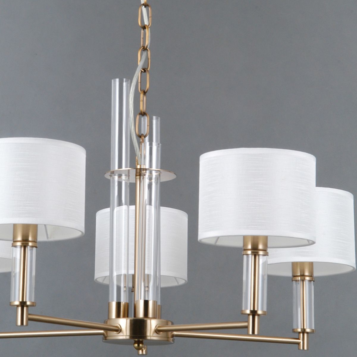 Подвесная люстра Illumico IL0755-5PSQ-25 BRASS GENOA