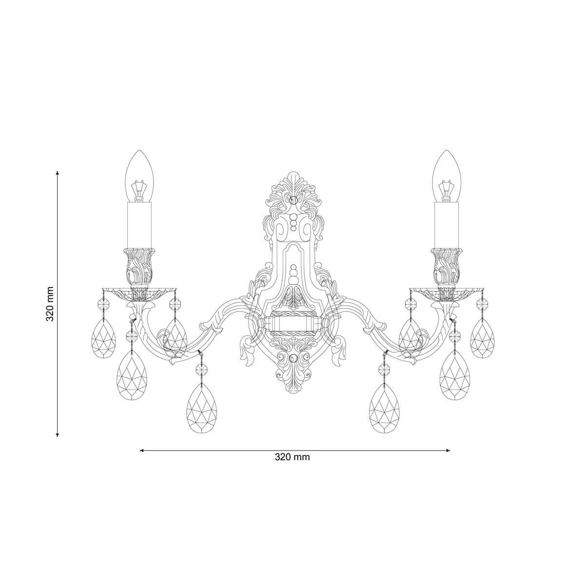 Бра Lucia Tucci Firenze W141.2 Coffe Gold