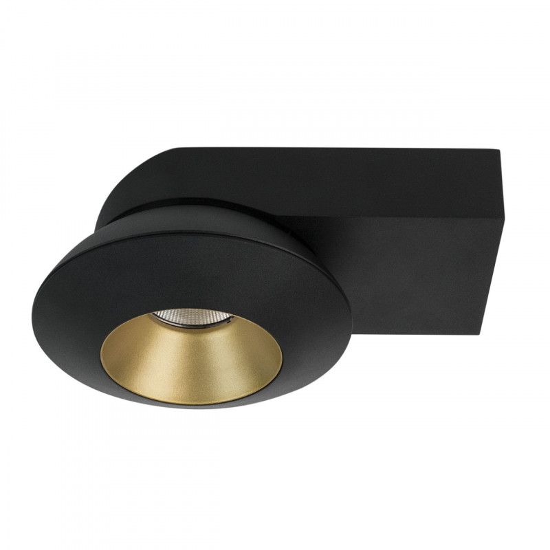 Влагозащищенный светильник LeDron KRIS SLIM Black/Gold 00000015163