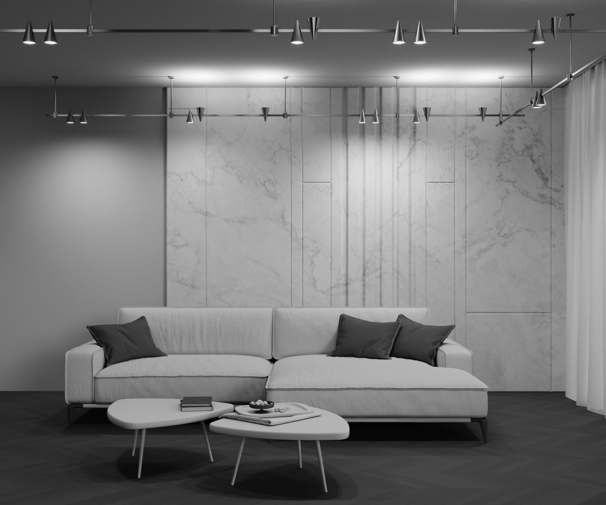 Трековый магнитный светильник Maytoni Keila TR146-1-5W4K-PT