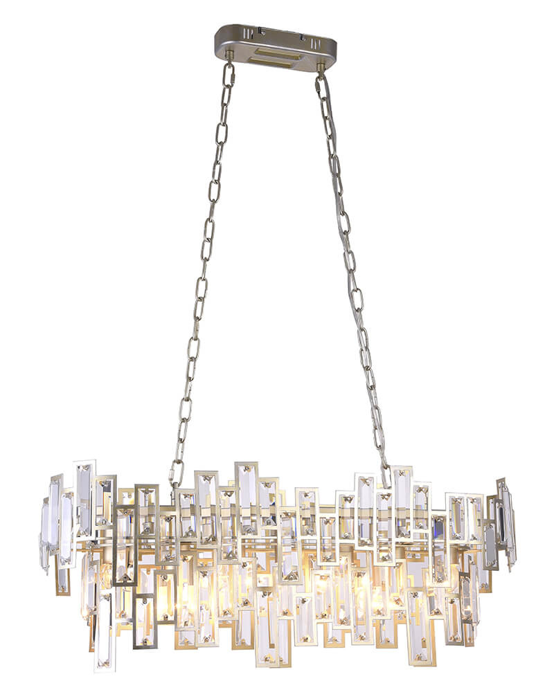 Подвесная люстра Lumien Hall Энвер 0004/7P-SRGD-CL