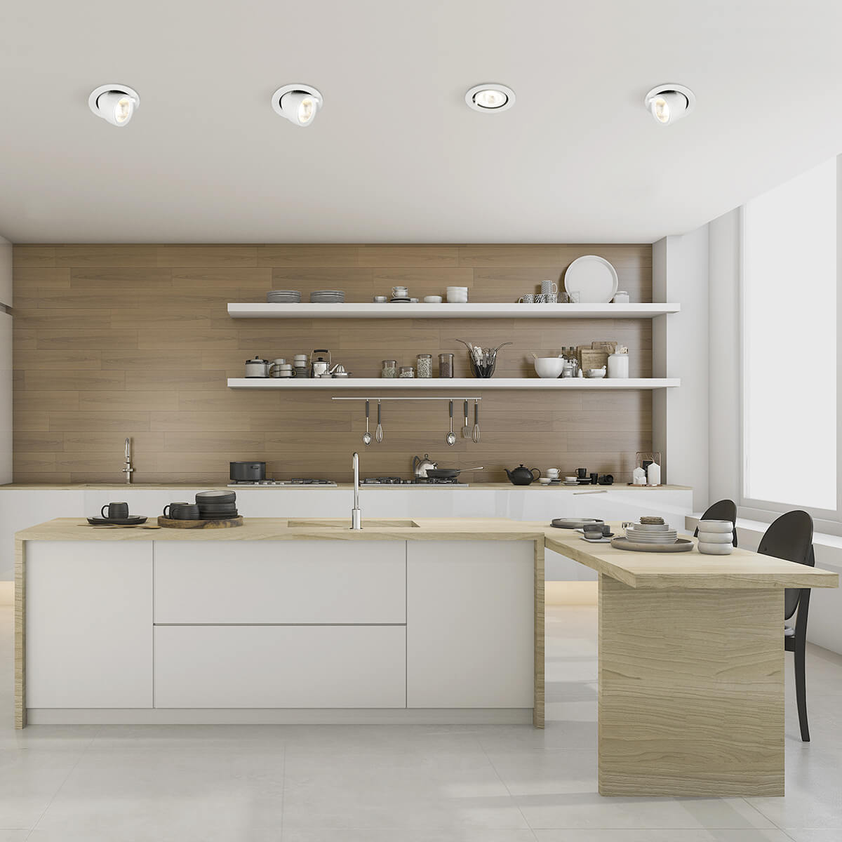 Встраиваемый светодиодный светильник Elektrostandard 9918 LED 9W 4200K белый 4690389162411