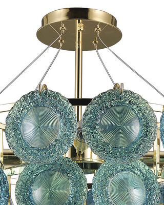 Потолочная люстра Lumien Hall Антеро 3009/8P-DGD-TRQ