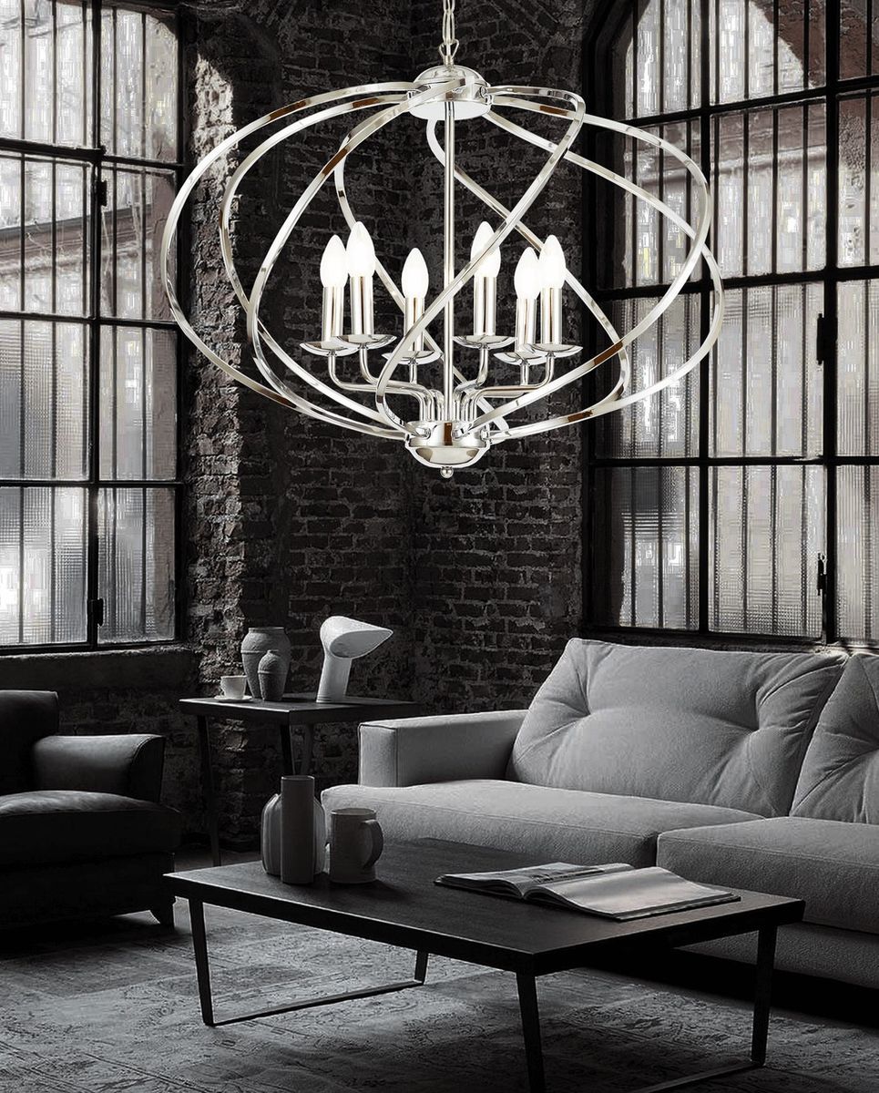 Подвесная люстра Lumina Deco Roderio LDP 9041-6 CHR