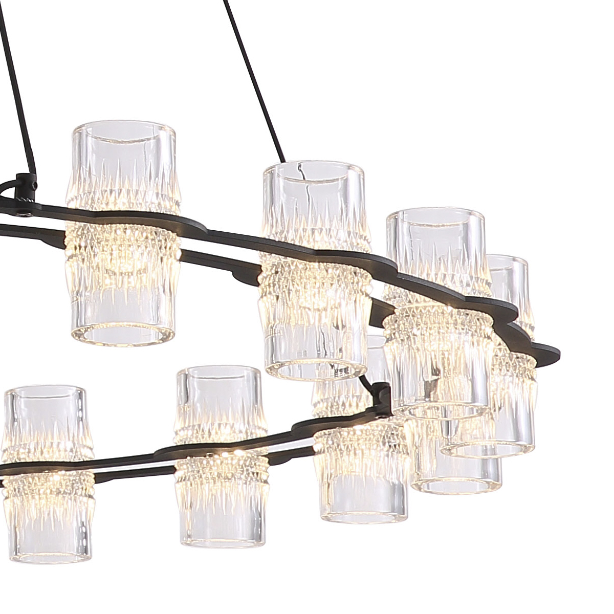 Подвесная люстра Delight Collection P0677-680A black