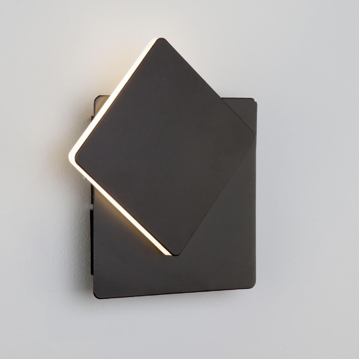 Настенный светодиодный светильник Eurosvet Screw 40136/1 черный