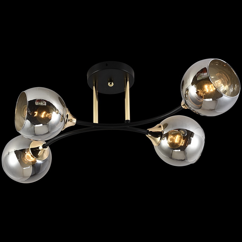 Люстра на штанге Reluce 11353-0.3-04A BK+FGD