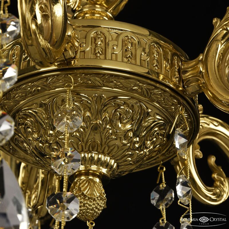 Подвесная люстра Bohemia Ivele Crystal Florence 71402/5/175 A G FH1S