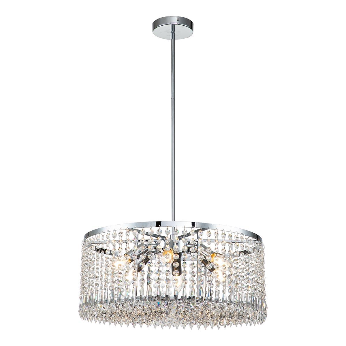 Люстра на штанге Indigo Sfarzo 12005/6R Chrome V000278