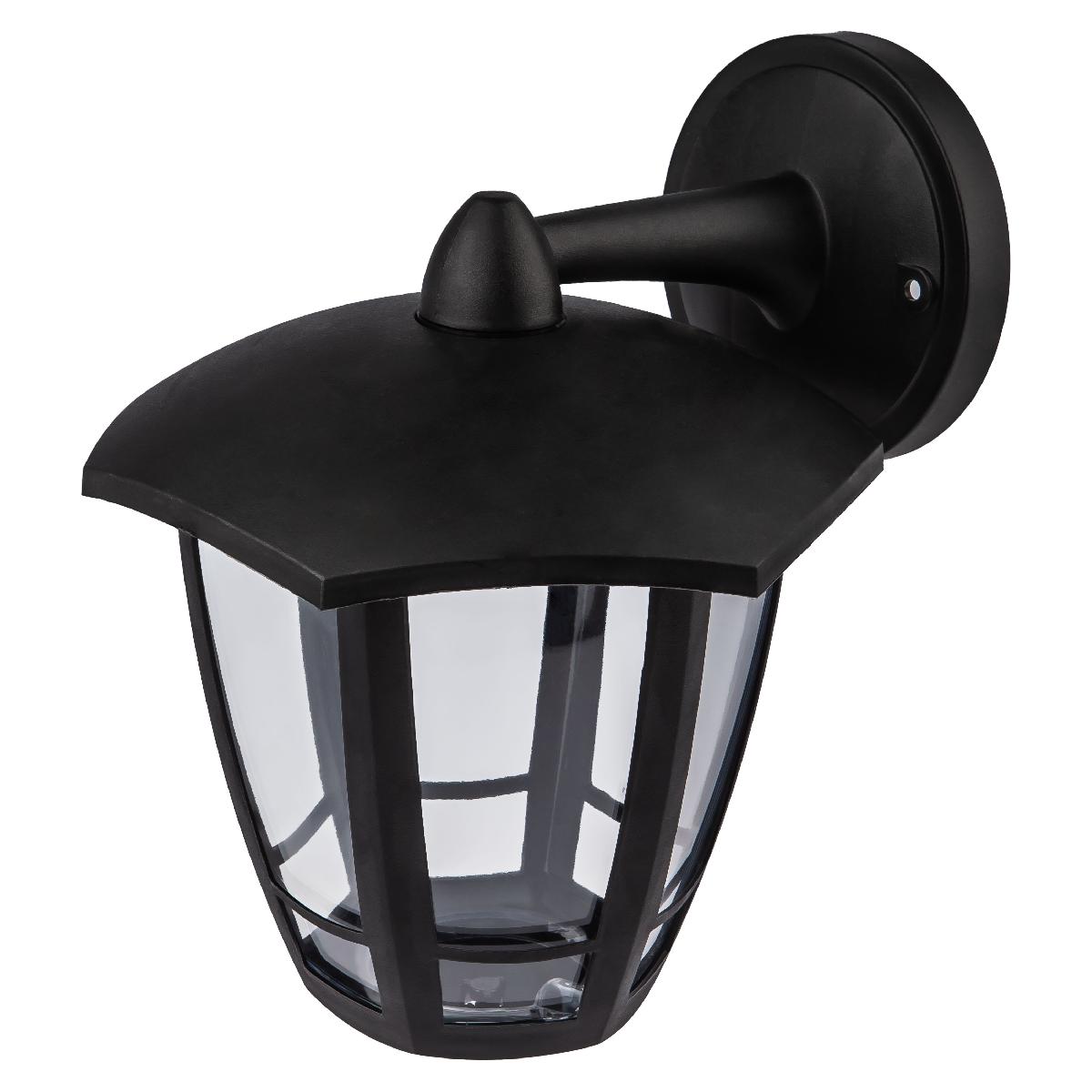 Уличный настенный светильник ЭРА НБУ 07-40-004 «Дели 3» черный Б0051188