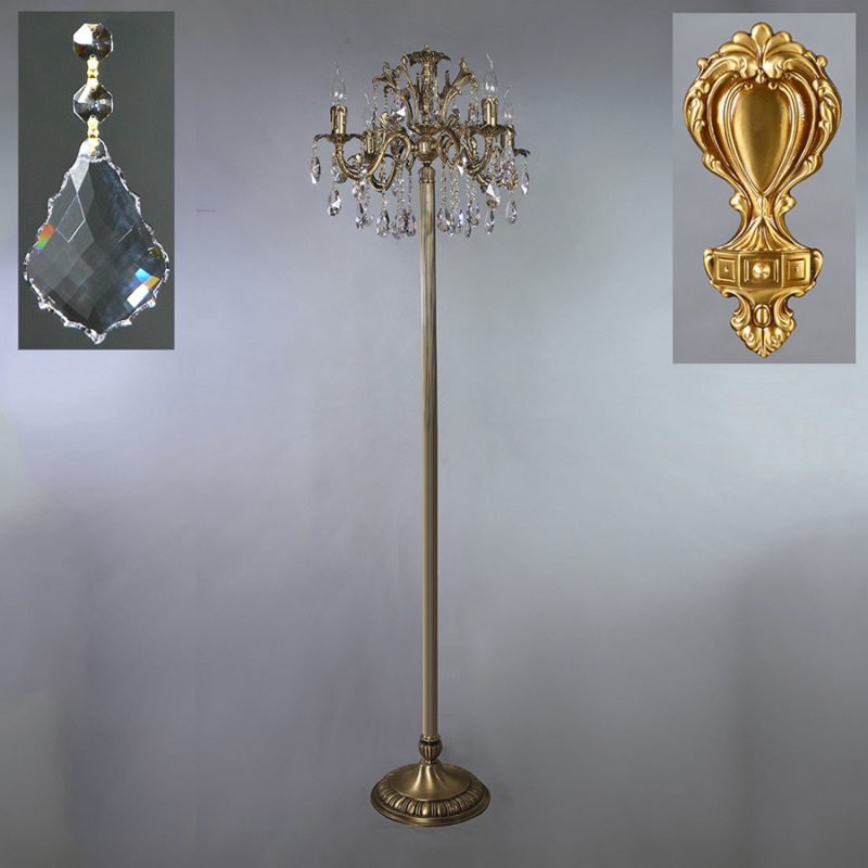 Торшер AMBIENTE 2118F/4 AB New Leaf