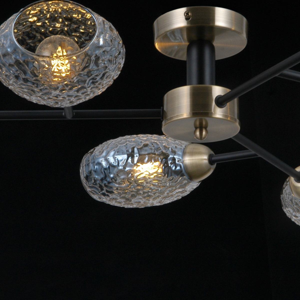 Люстра на штанге Illumico IL0285-6CSQ-79 BK AB