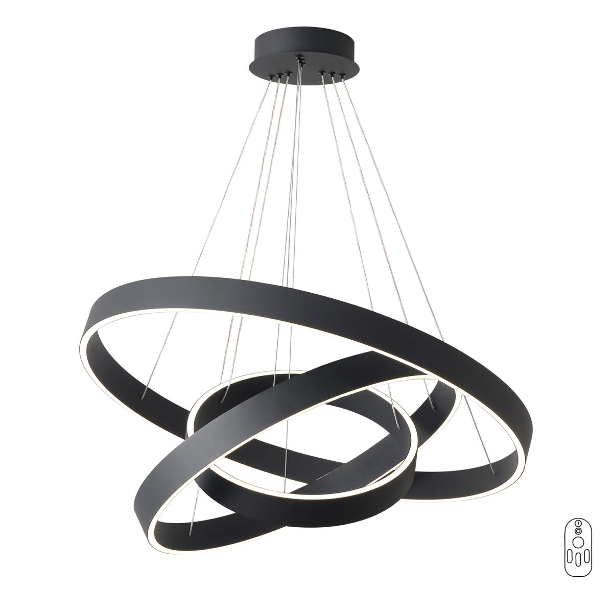 Подвесная люстра Crystal Lux TRON SP158W LED BLACK