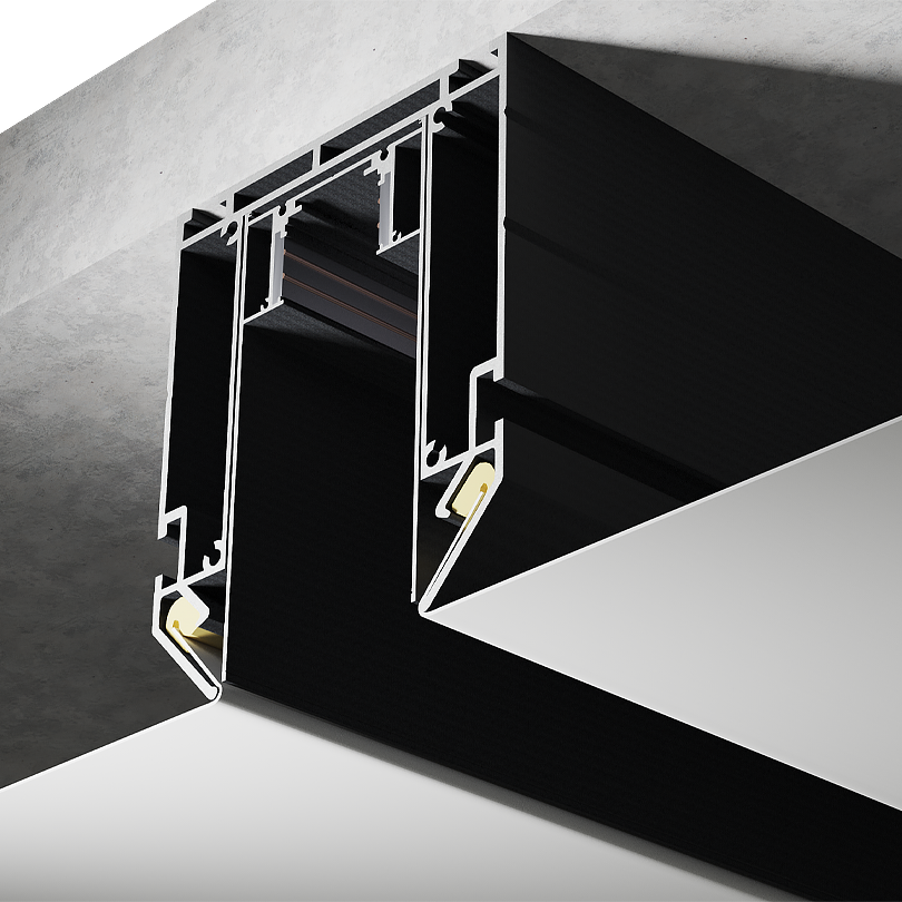 Профиль для натяжного потолка Wolta WAP-WML-TR2/01B