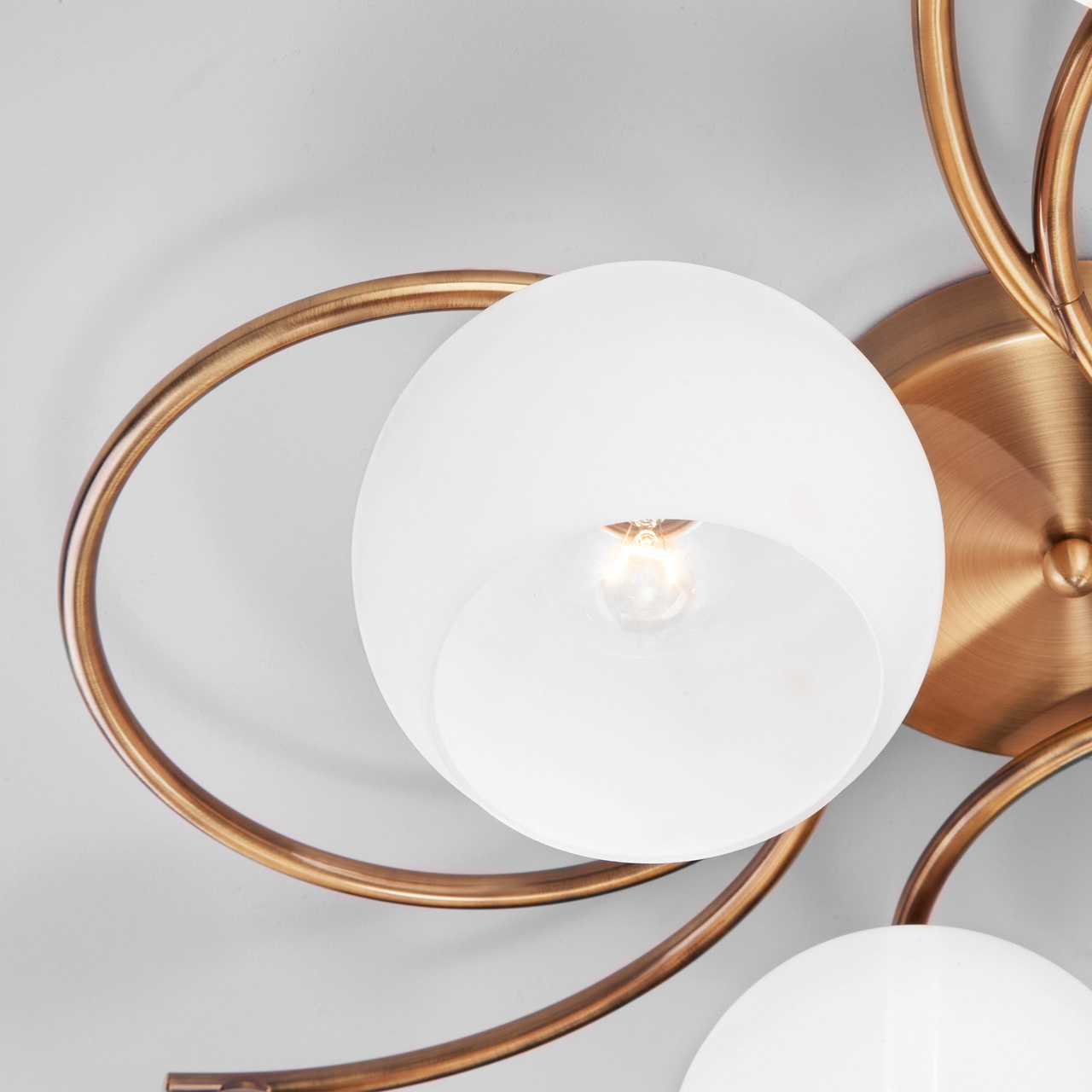 Потолочная люстра Eurosvet Alba 30144/6 античная бронза в Москве