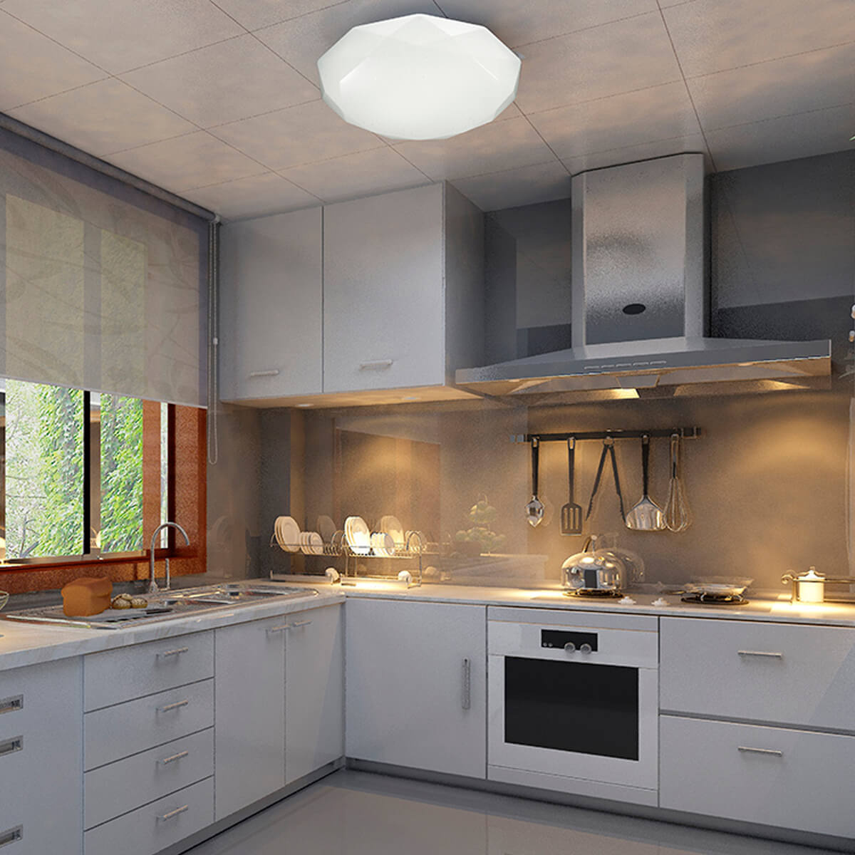 Настенно-потолочный светодиодный светильник Sonex Tora 2012/A