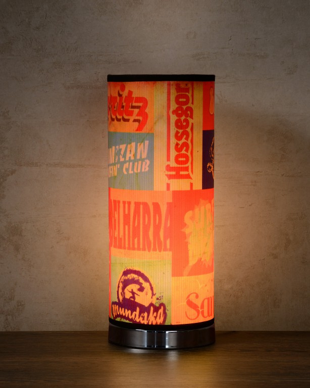 Настольная лампа разноцветная Lucide NY Bronx 34515/01/99