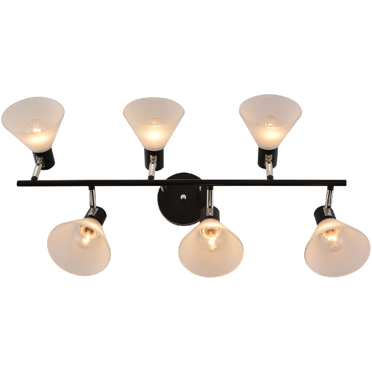 Потолочная люстра Reluce 01553-3.3-06B BK+CR