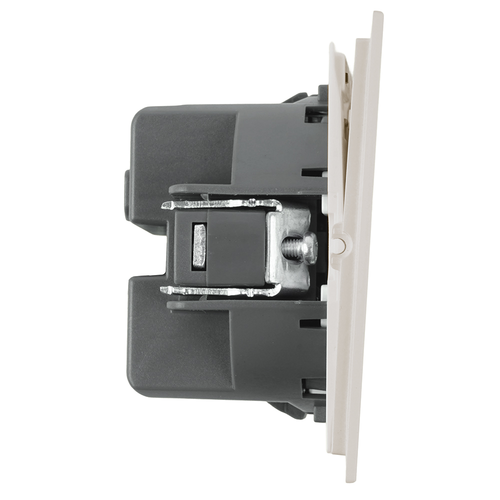 Выключатель 1-клавишный c индикатором (механизм) Stekker Мия 250В 10А RSW10-3101-08 пудровый жемчуг 50475