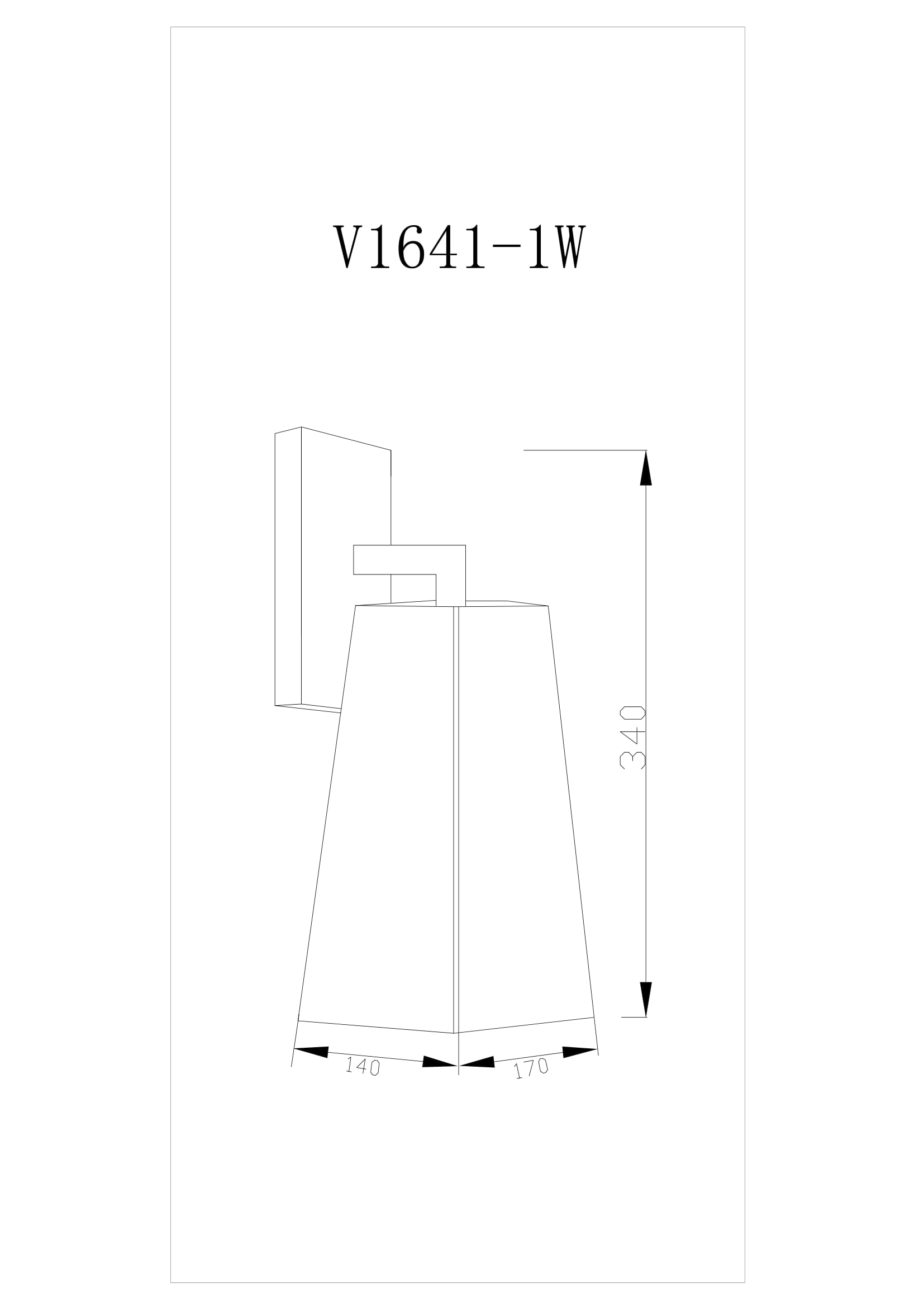 Бра Moderli Dio V1641-1W