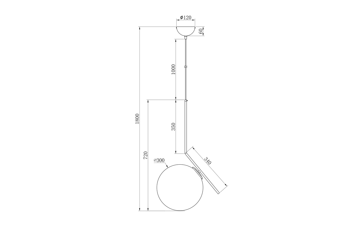 Потолочный светильник Garda Decor K2GP-825BR