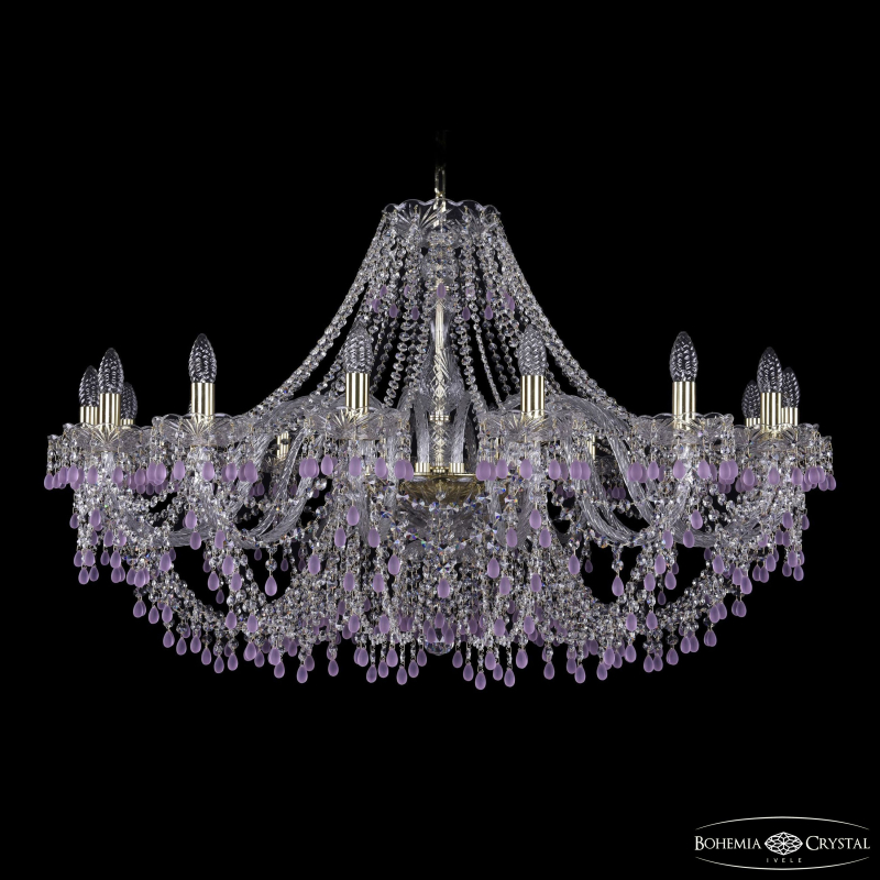 Подвесная люстра Bohemia Ivele Crystal 1410/16/400 G V7010