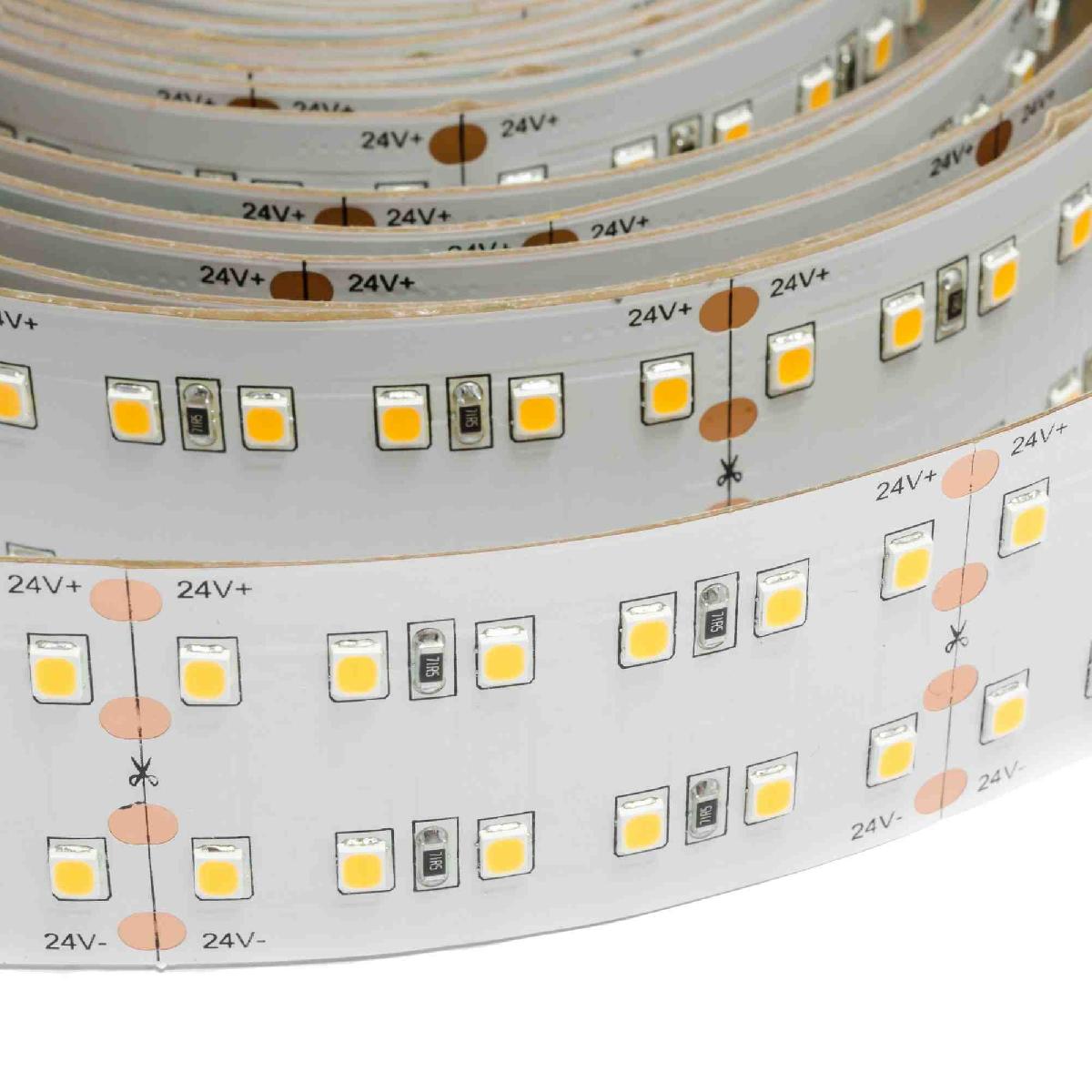 Светодиодная лента Apeyron 24В ПРО 42Вт/м smd2835 240д/м IP20 4200Лм/м 5м 6500К 00-307